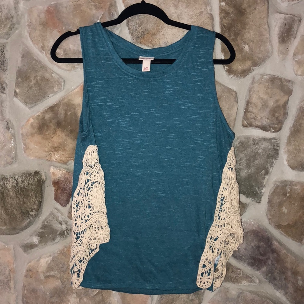 Mossimo Crochet Lace Tank Top